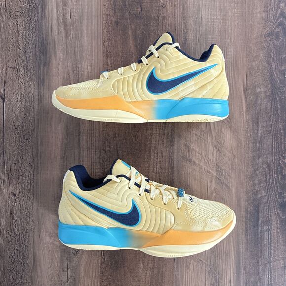 Nike Ja 2 Sonic Yellow Teal Blue Men Size 5.5 / Women 7 Basketball FD7328-700 main image 8